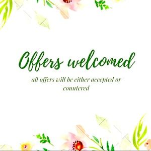 All offers will be considered or countered 😉